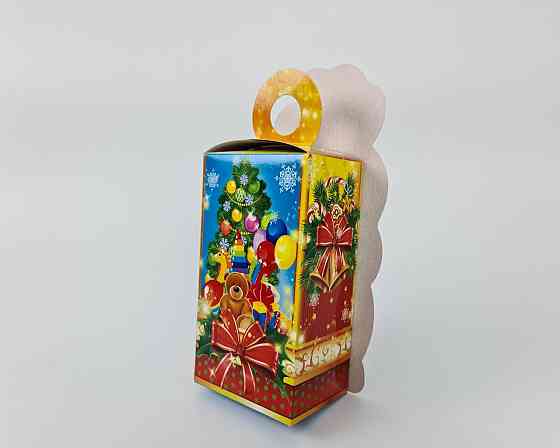 Новорічні коробки для цукерок No229 (700 г) nerw Новорічні подарунки (25 шт.) Харків