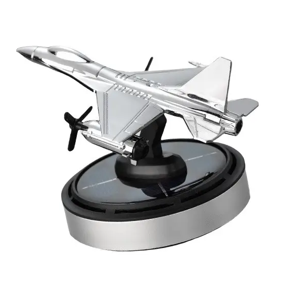 Ароматизатор для автомобиля Истребитель B2 f16 на солнечной батарее Серебристый Киев - изображение 2