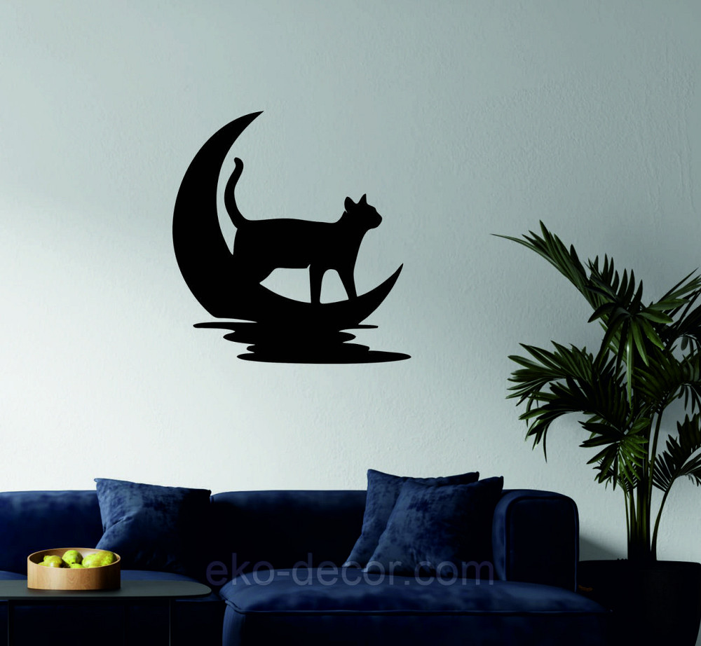 Декоративное настенное 3D Панно «Кот» Декор на стену с объемом Киев - изображение 2