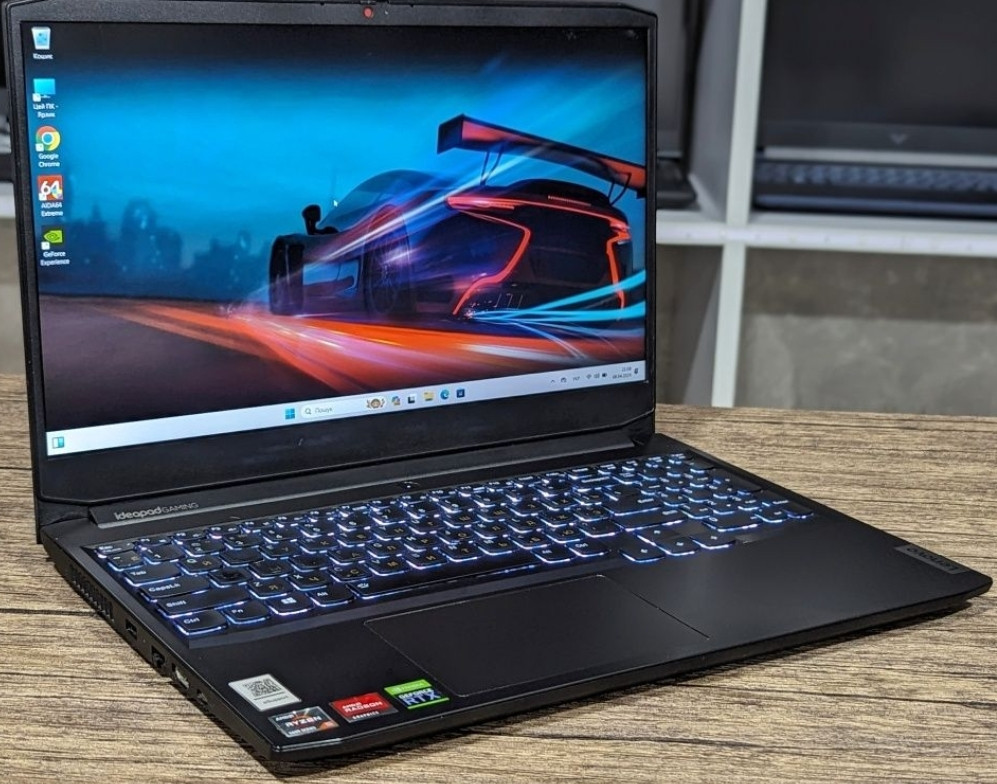 Ноутбук: Lenovo Gaming 3 / 120Hz. Ryzen 5 -5600 H/ 8Gb /SSD 512 / RTX 3050 Харків - фото 1