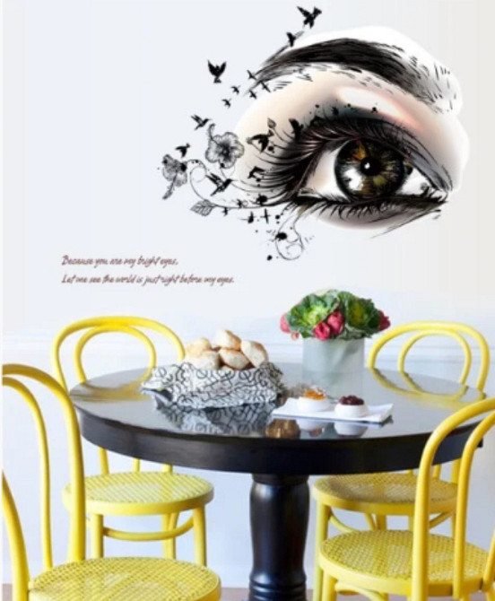 Интерьерная наклейка настенная Глаз Киев - изображение 5