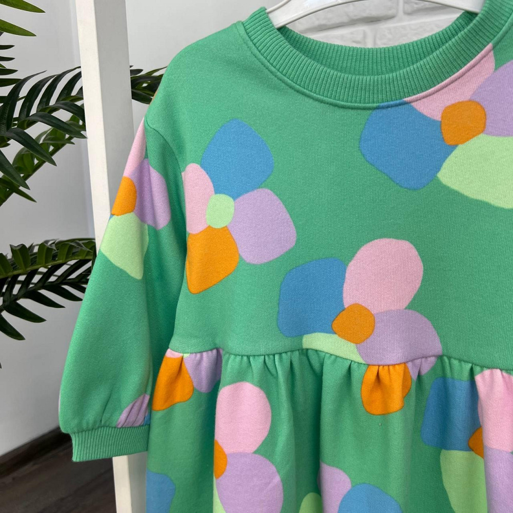 Дитяча Нарядна Сукня Зелена З Утепленям 3-4роки (98-104см) пакунок малюка Киев - изображение 3