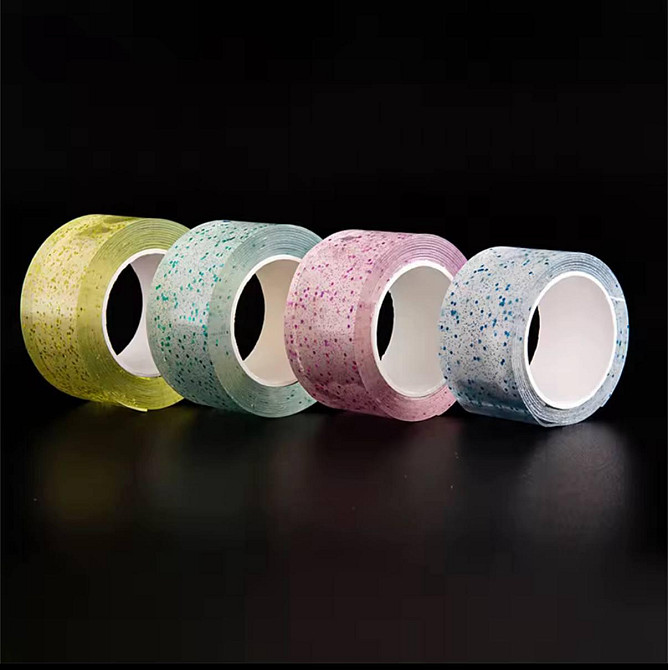Двухсторонняя нанолента Bubble Kit (рандомный цвет) 5 см. для выдувания пузырей, нано скотч. 1 шт. Киев - изображение 2