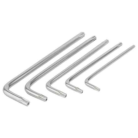 Ключи TORX 9шт T10-T50мм CrV (средние с отвер) GRAD (4022285) Киев