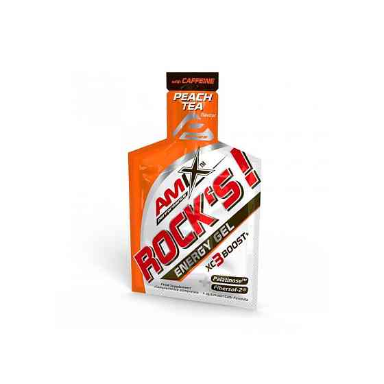 Енергетичний гель Amix Nutrition Performance Rock´s Gel Free with caffeine 32g (Peach tea) Луцьк