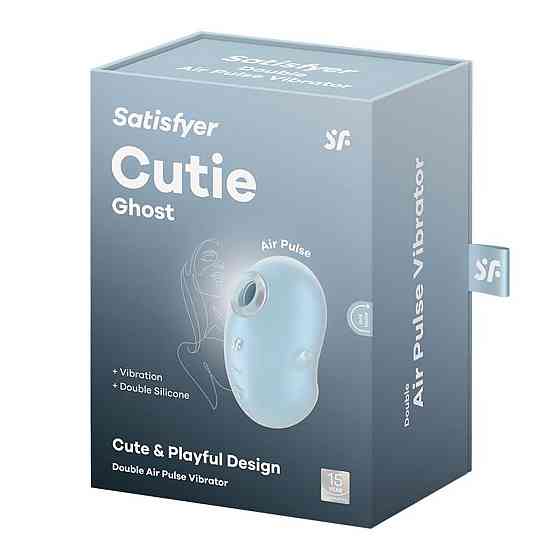 Вакуумный вибратор Satisfyer Cutie Ghost blue Sex Aura Киев