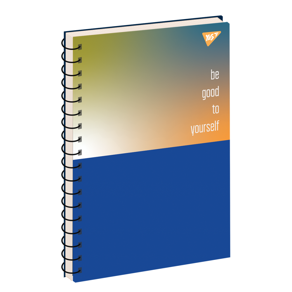Книга канцелярська A4/80 арк."Yes""Be good" # офсет, бічна спіраль, тверда обкл., 681853, шт Київ - фото 1