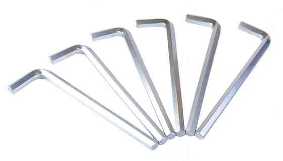 MASTERTOOL Ключ шестигранний MASTERTOOL Long Arm CrV 12,0 мм 44×195 мм набір 6 шт 75-0012 Коломия