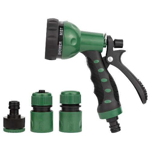 Набір поливальний (насадка-розпилювач 7 режимів+2 коннектора+адаптер ABS+TPR) Grad Житомир - изображение 2
