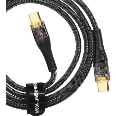 Дата кабель USB-C to USB-C 2.0m 100W black Essager (EXCTT1-XJA01-P) Вінниця
