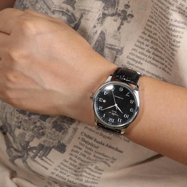 Часы мужские механические Winner Handsome Leather (2 ремешка) Киев - изображение 8