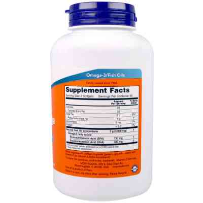 Жирні кислоти Now Foods Супер Омега ЕПК (ейкозапентаіновая кислота) 1200мг, 120 ж (NOW-01682) Вінниця