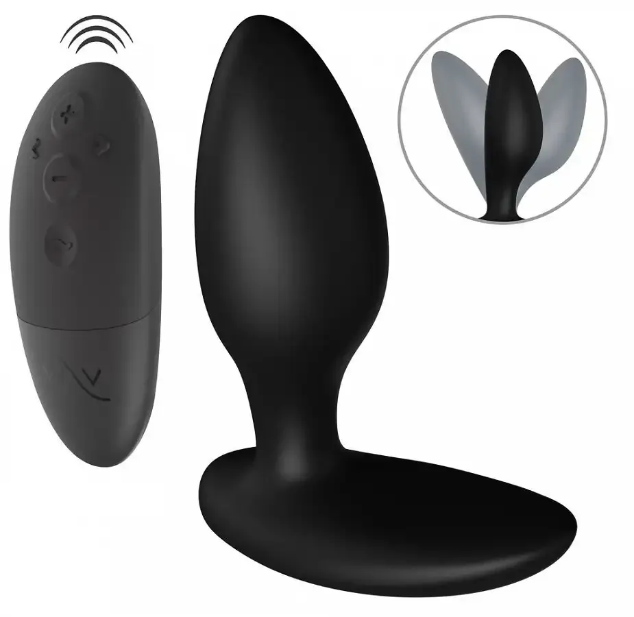Анальна смарт-вібропробка We-Vibe Ditto+ Satin Black з пультом ДК Львів - фото 1