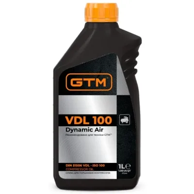 Компрессорное масло GTM 1л ISO 100 (Dynamic Air) Винница