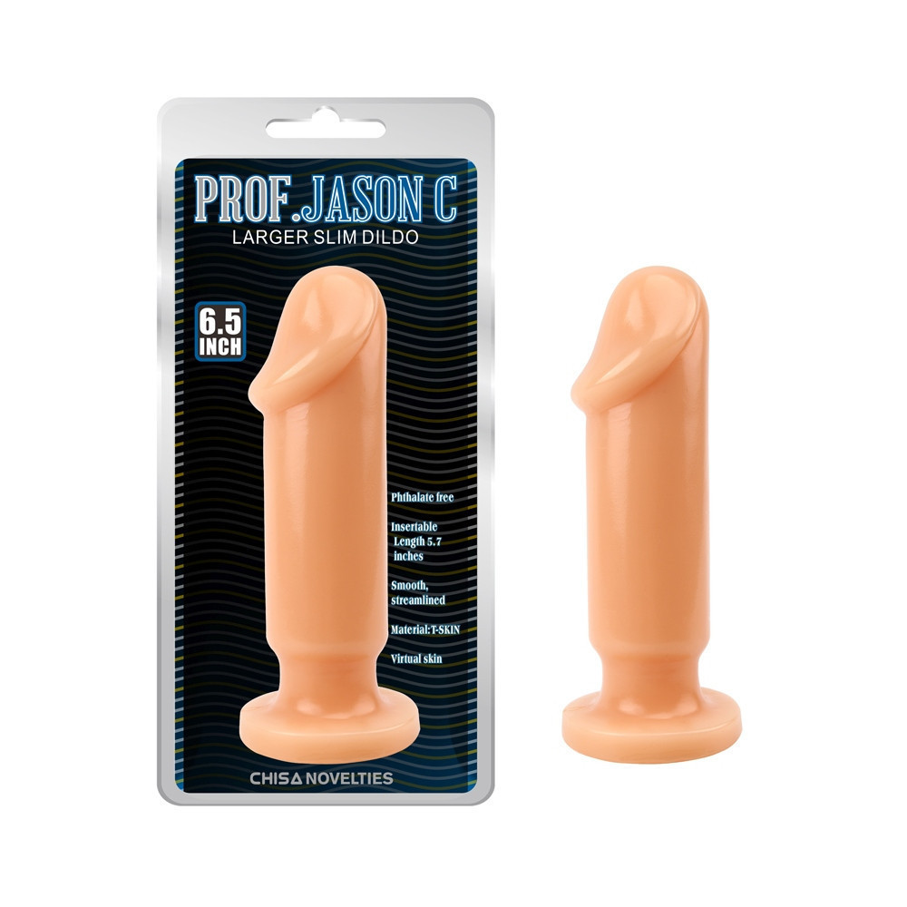 Великий анальний фалоімітатор Large Slim Dildo Sex Aura Київ - фото 2