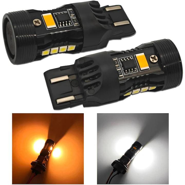 Комплект світлодіодних ламп StarLight LED SL-CB7 CANBUS W21/5W (7443) W3X16q DRL + поворот 12V Харків - фото 6