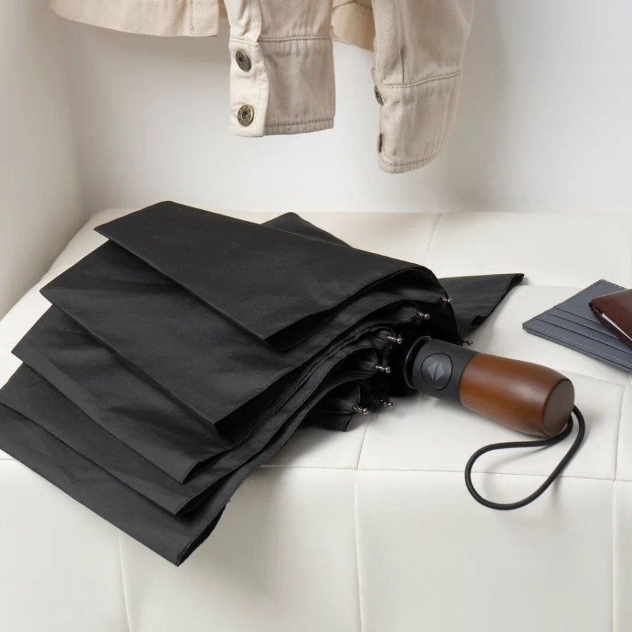 Парасоля однокольорова, Механічна парасолька складна з чохлом, Парасолька для чоловіків KX-98 Львів - фото 20