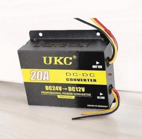 Перетворювач напруги/конвертер DC/DC 24v-12v 20A Київ