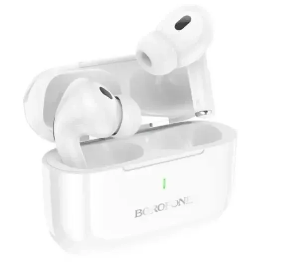 Бездротова гарнітура Double з кейсом Bluetooth Borofone BW59 True працює до 4 годин Київ - фото 9