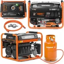 Генератор Agregat prądotwórczy gaz benzyna generator prądu 230V GDA3500DFE AVR DAEWOO Киев