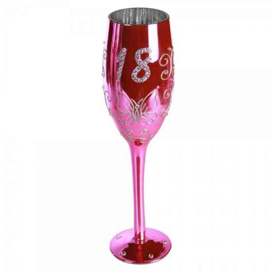 Бокал для шампанського "Happy Birhday" 18 Рівне