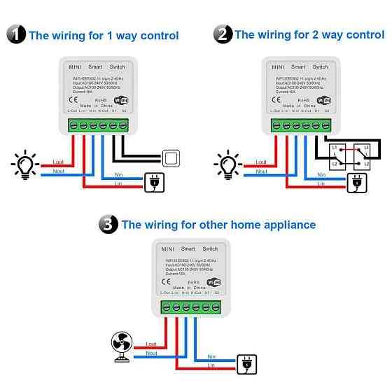 Реле безпровідне WiFi Smart Switch Харків