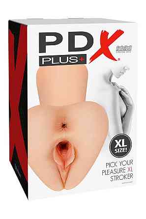 Мастурбатор вагіна та анал Pipedream PDX Plus Xl два входи, 22.9 см Sex Aura Київ