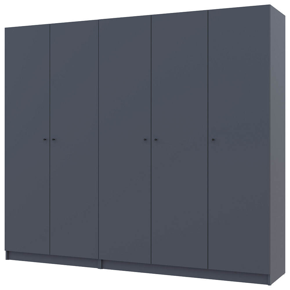 Комплект шаф для одягу Doros Промо (2 шт.) 225х48х204 см Графіт (DRS-011213) Львів - фото 3