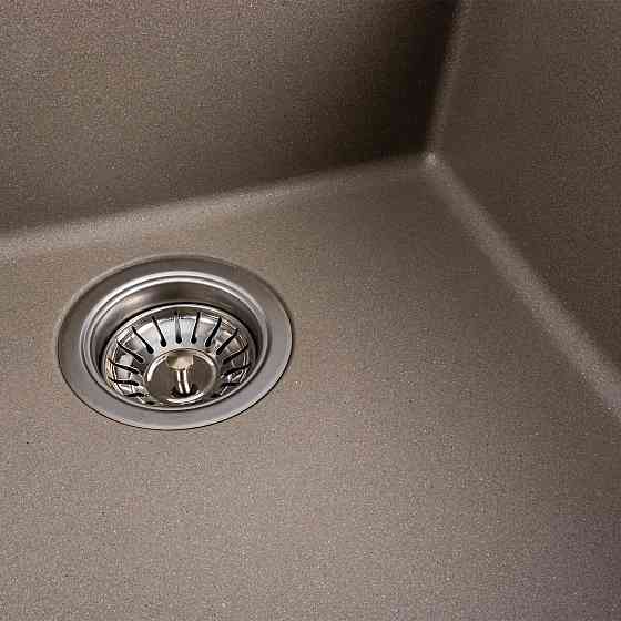 PLATINUM Гранітна мийка для кухні Platinum 4040 RUBA матовий титан Київ