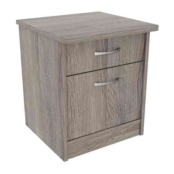 Тумба прикроватная Диана, Дуб Сонома Трюфель, 400/400/470 Львов