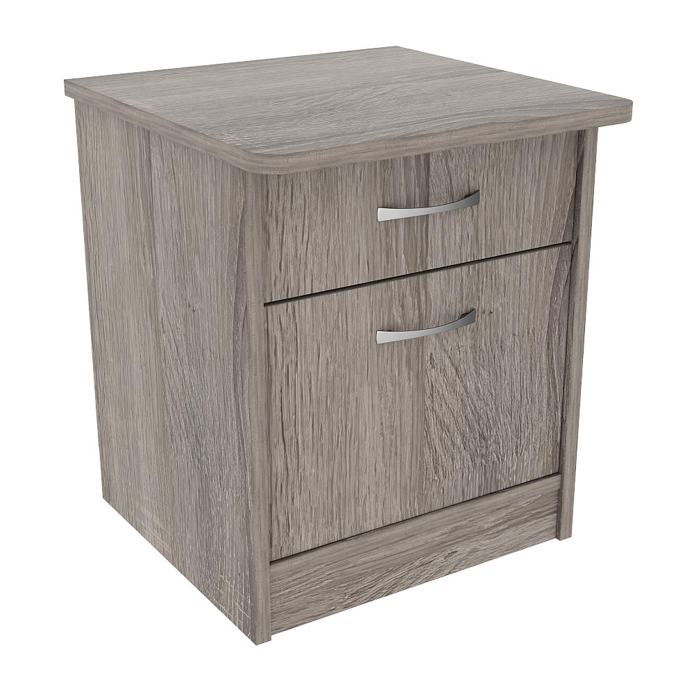 Тумба прикроватная Диана, Дуб Сонома Трюфель, 400/400/470 Львов - изображение 1