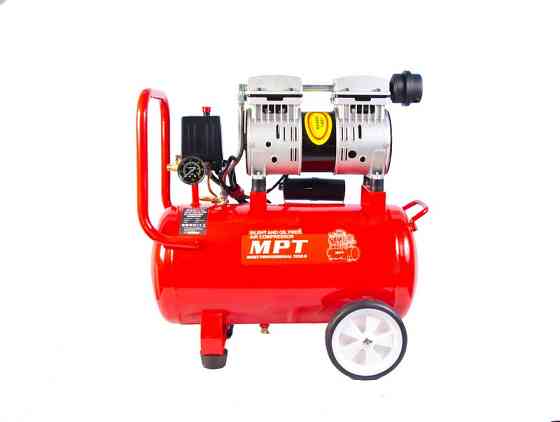 MPT Компресор безшумний MPT PROFI OIL FREE 24 л 800 Вт 1450 об/хв 7 атм мідна обмотка MAC80243S Коломия