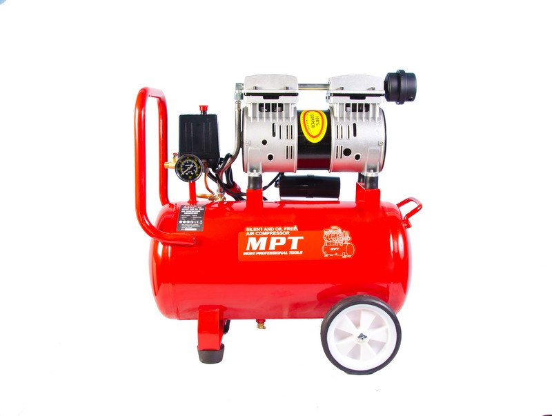 MPT Компресор безшумний MPT PROFI OIL FREE 24 л 800 Вт 1450 об/хв 7 атм мідна обмотка MAC80243S Коломия - фото 4