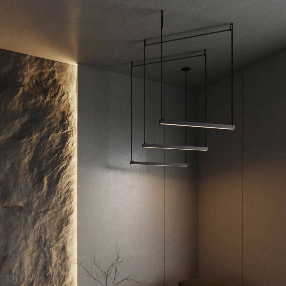 VALESO Дизайнерські підвісні треки - трансформери Чорний VALESO Композиція-8 Коломия - фото 1