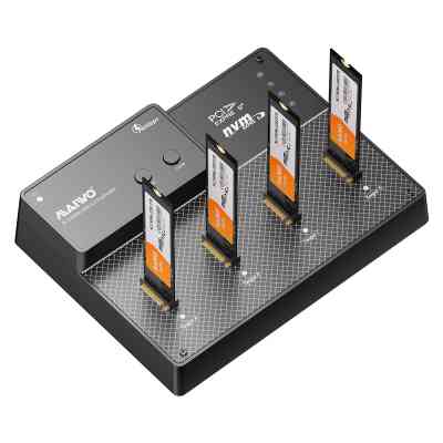 Док-станция для накопителей Maiwo 4*NVMe M.2 SSD Key M/B+M to USB4.0 USB-C 40Gbps (K3015P4) Винница