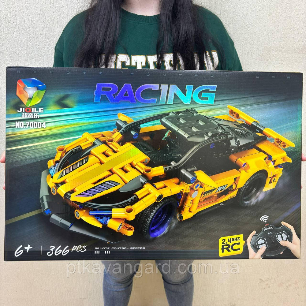 Конструктор машинка на радиоуправлении 366 деталей техник сборная модель с пультом 70004 Хмельницкий - изображение 2
