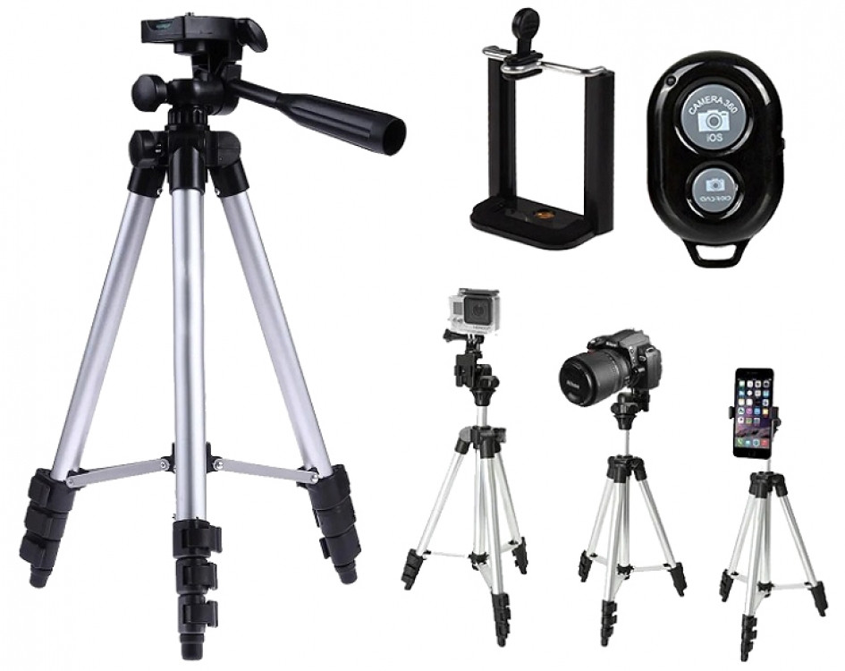Штатив Трипод TRIPOD Телефони Камери Фотоапарата з Bluetooth Кнопкою DK-3888 Вінниця - фото 1