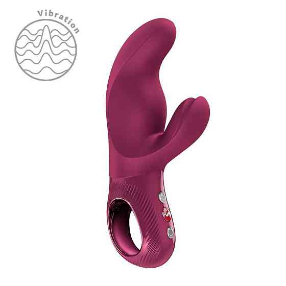 Вібратор-кролик Fun Factory MISS BI Wine Red, 2 незалежні мотори, діаметр 4,2 см Sex Aura Київ