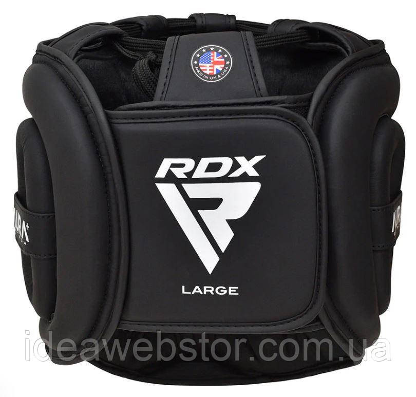 Шлем для бокса RDX T17 Aura Black Gold спарринговый с защитой головы лица и ушей XL Киев - изображение 10
