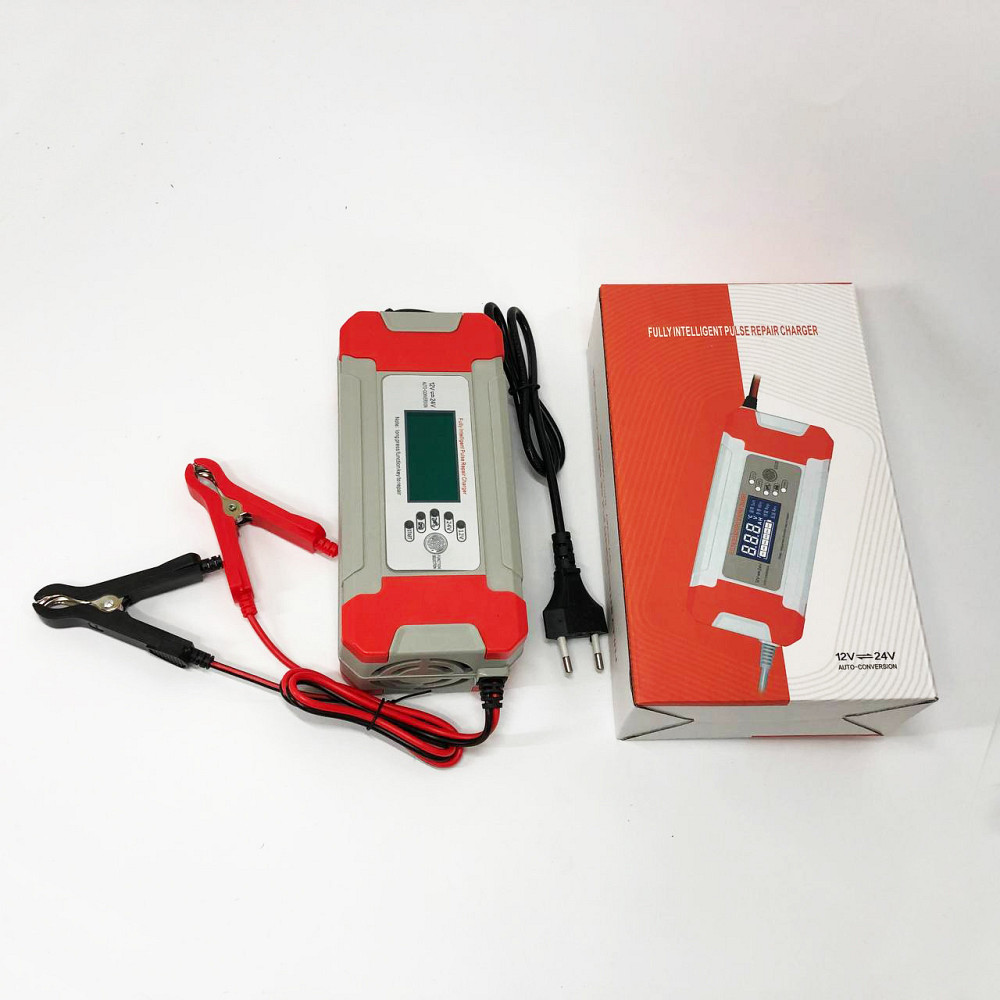 Автоматичний зарядний пристрій для акумулятора авто Імпульсний зарядний пристрій розумна зарядка Battery Charger Київ - фото 6