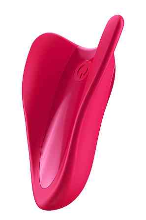 Вибратор эргономичной формы на палец Satisfyer High Fly красный Sex Aura Киев