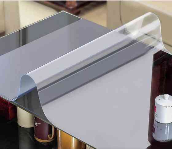 Мягкое стекло Прозрачная силиконовая скатерть на стол Soft Glass Защита для мебели 2.7х1.0м (толщина Винница