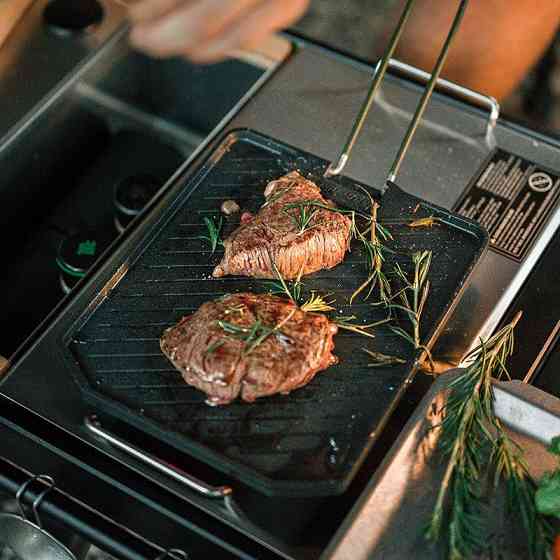 Сковорода-гриль зі складаною ручкою Naturehike CNK2300CJ016, алюміній Київ