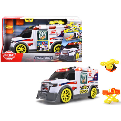Спецтехника Dickie Toys Функциональный автомобиль Скорая помощь с аксессуарами со звуком и световыми эффектами 41 см (3307003) Вінниця - фото 8