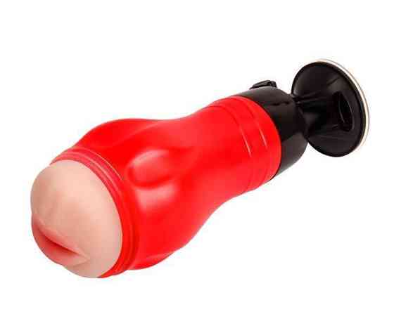 Мастурбатор ротик з вібрацією CRAZY Bull-Flora, BM-00900T47Z-2 Sex Aura Київ