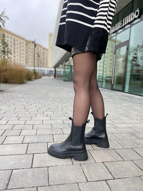 SOTHBY'S Черевики жіночі Sothby 's M-1083 чорні (зима, шкіра натуральна) (5314) 38р.39р.40р. 40 Коломия - фото 3