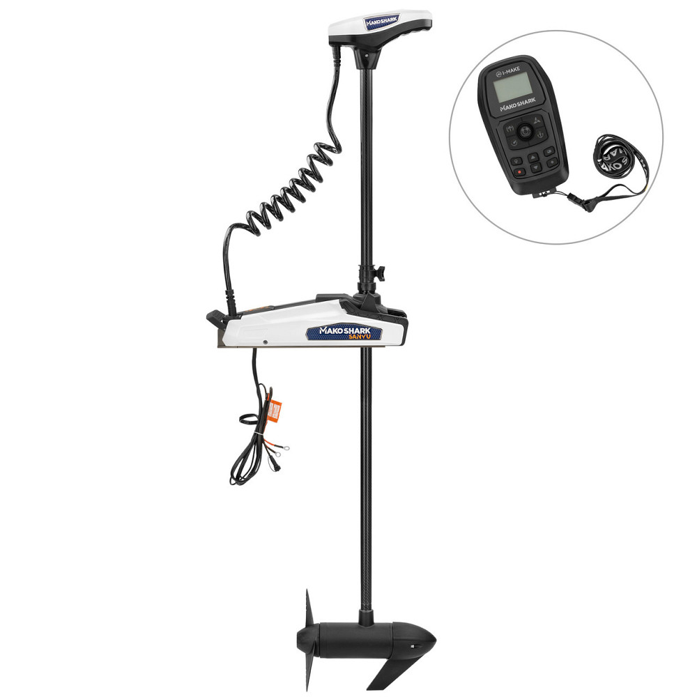 Лодочный бесщеточный электромотор с GPS-якорем MAKOSHARK SV155-60 W (65 Lbs, 12V) Киев - изображение 1