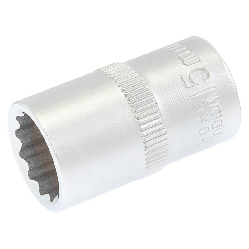 MASTERTOOL Головка торцева MASTERTOOL 12-гранна ½" 15 мм L 40 мм CrV 78-0615 Коломыя - изображение 1