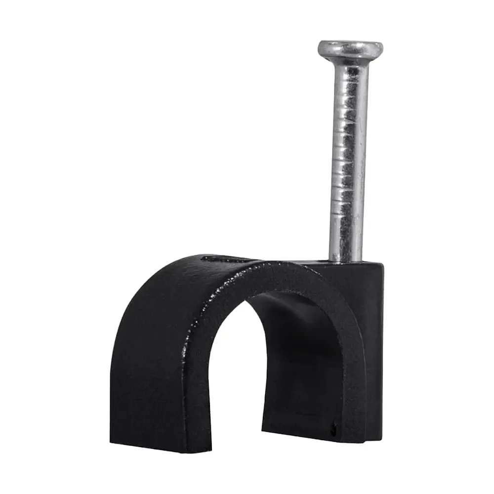 Скоба з цвяхом E-NET 5 мм чорна, 100 штук (94-00321) Київ - фото 2