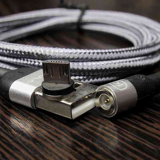 Магнітний кабель KUULAA MicroUsb 1 м Silver Київ